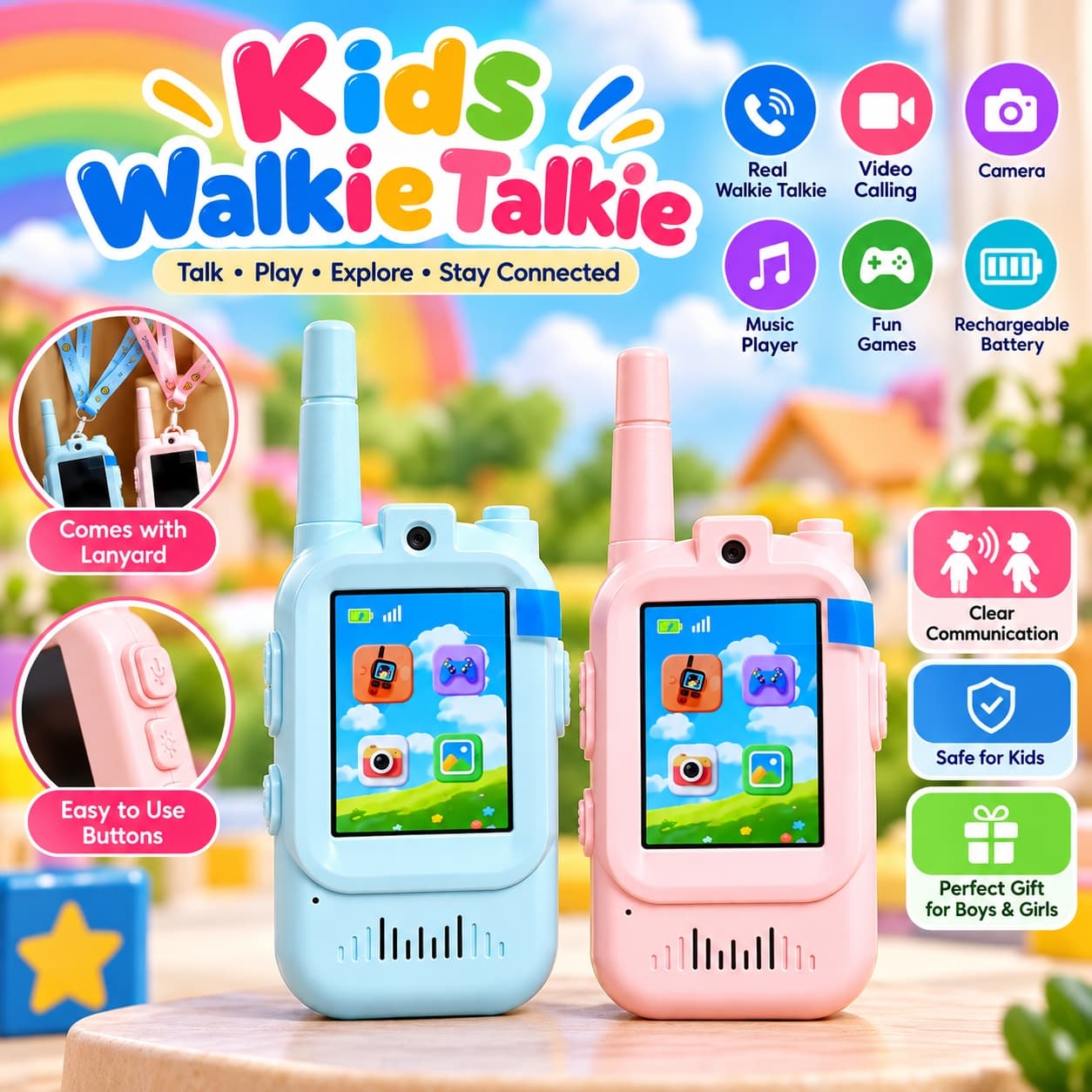 Kids' Smart Video Walkie Talkie